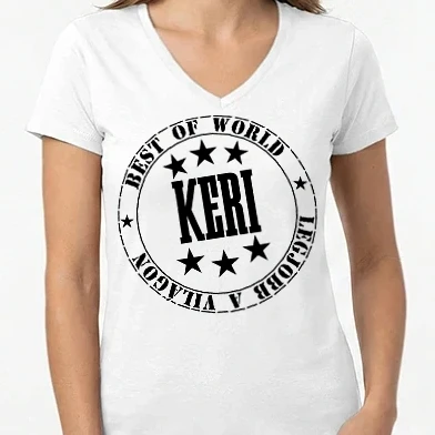 Női V-nyakú póló - Legjobb keresztszülő