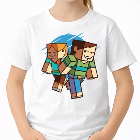 Uniszex gyerek Póló - Minecraft