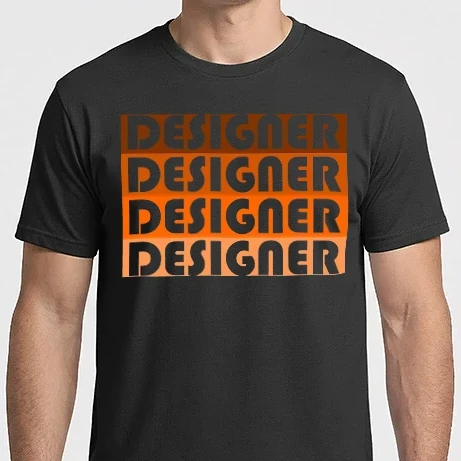 Férfi Imperial póló - designer narancs