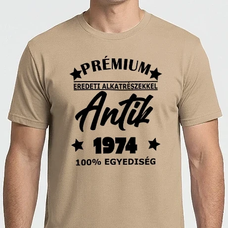 Férfi Imperial póló - antik 1974