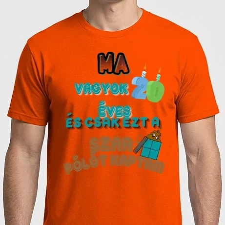 Férfi Imperial póló - Születésnapi minta