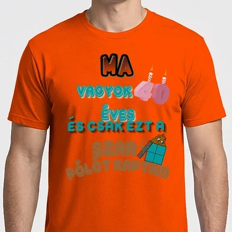 Férfi Imperial póló - Születésnapi minta