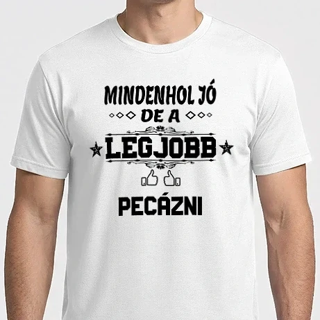 Férfi Imperial póló - Mindenhol jó, de legjobb pecázni