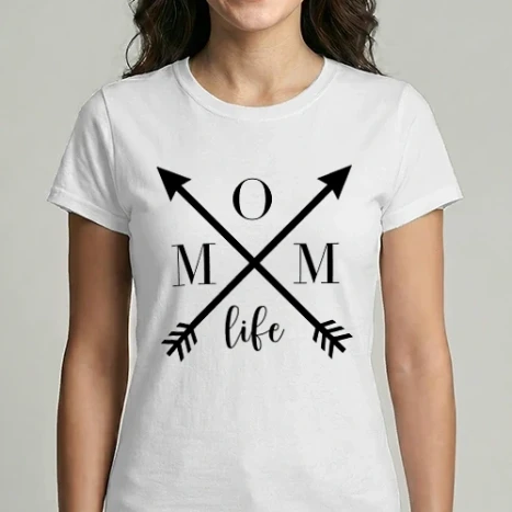 Női Imperial póló - SAO_T031_MomLife_Black