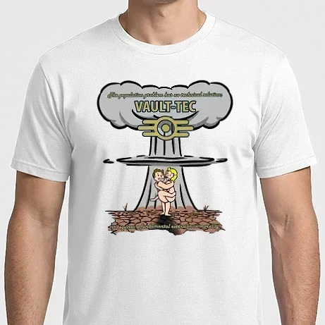 Férfi Imperial póló - vault tec population