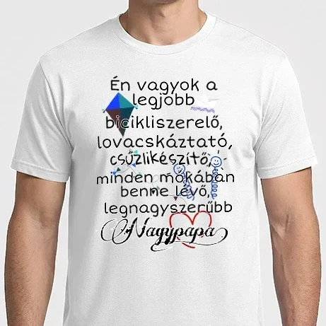 Férfi Imperial póló - Legnagyszerűbb nagypapa - sötét