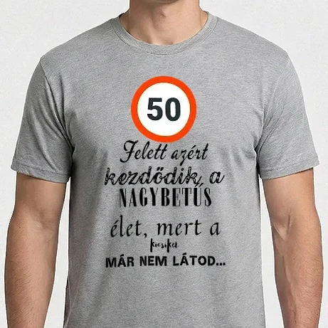 Férfi Imperial póló - 50 Felett / Születésnap