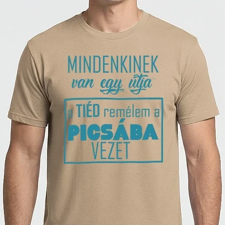Férfi Imperial póló - van egy út kék