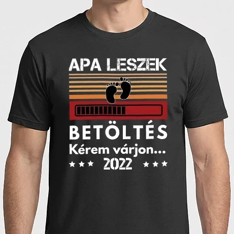 Férfi Imperial póló - Apa leszek 2022