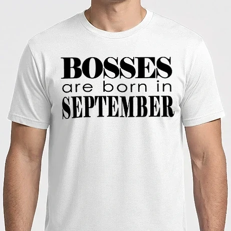 Férfi Imperial póló - Bosses are born in September 