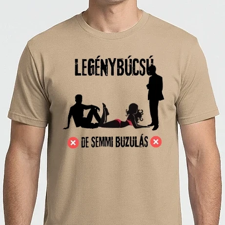 Férfi Imperial póló - Legénybúcsú-de semmi buzulás