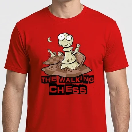 Férfi Imperial póló - Sakk zombie - the walking chess