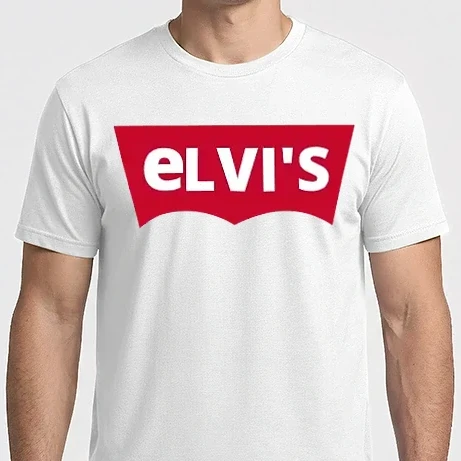 Férfi Imperial póló - ELVI'S Márkaparódia