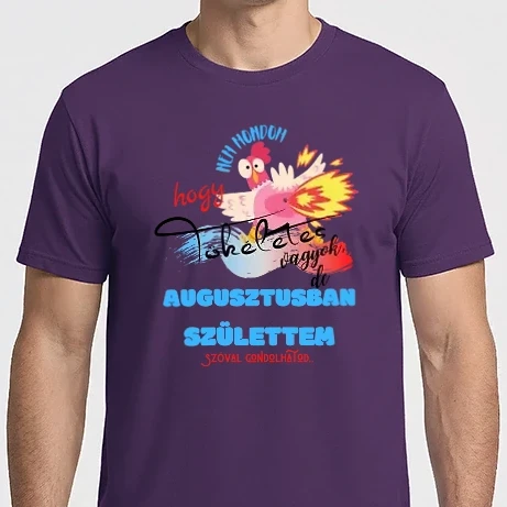 Férfi Imperial póló - AUGUSZTUSBAN SZÜLETTEM