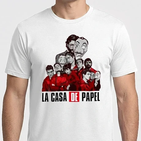 Férfi Imperial póló - La casa de papel art