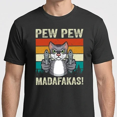 Férfi Imperial póló - Pew pew madafakas