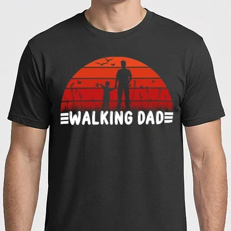 Férfi Imperial póló - Walking dad