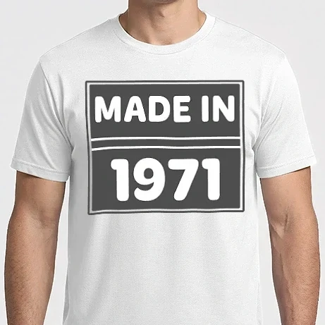 Férfi Imperial póló - 1971 Születésnapi póló