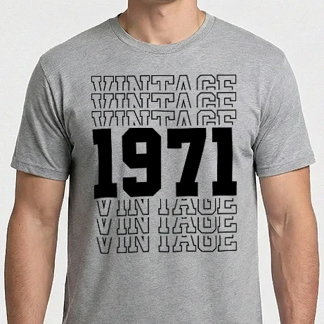 Férfi Imperial póló - 1971 Születésnapi póló
