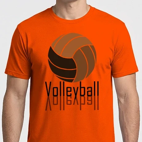 Férfi Imperial póló - volleyball brown