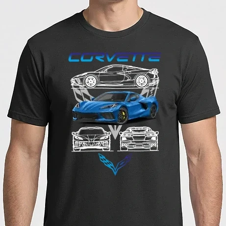 Férfi Imperial póló - Chevrolet Corvette Stingray