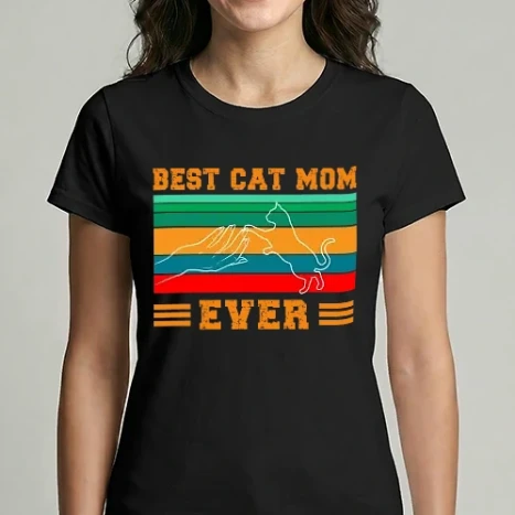 Női Imperial póló - Best cat mom ever