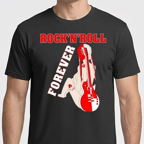 Férfi Imperial póló - Rock N Roll csajszi