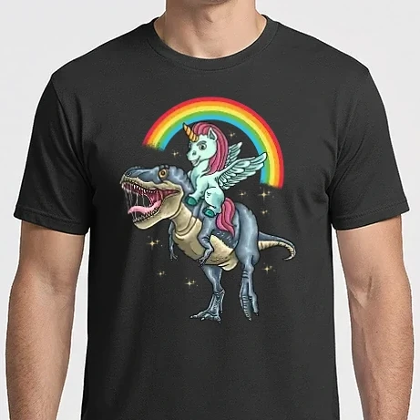 Férfi Imperial póló - Badass Unicorn