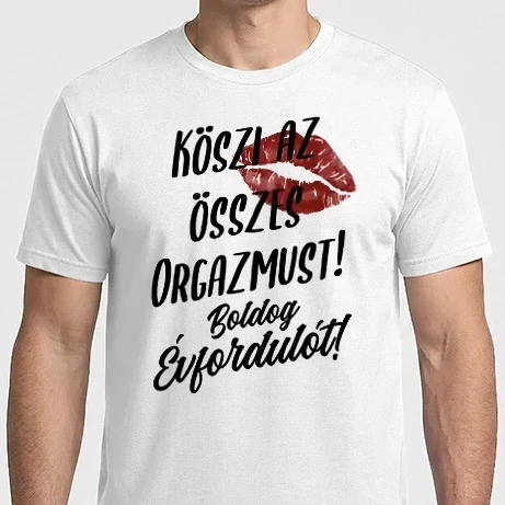 Férfi Imperial póló - Köszi az összes orgazmust évforduló