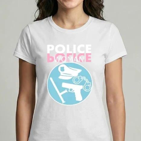 Női Imperial póló - policewoman white