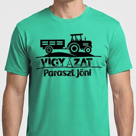 Férfi Imperial póló - Vigyázat!paraszt jön