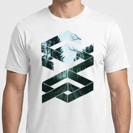 Férfi Imperial póló - Forest design