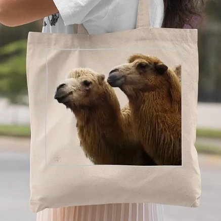 Vászontáska - Teve duo