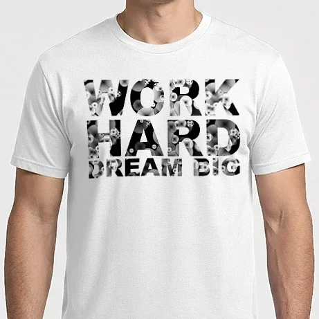 Férfi Imperial póló - workharddreambigfekete