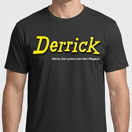 Férfi Imperial póló - Derrick_hozzd_a _kocsit_de