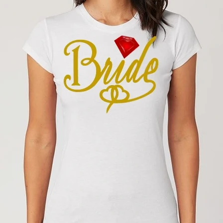 Női Alap póló - Gyémánt Menyasszony