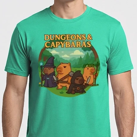 Férfi Imperial póló - Dungeons & Capybaras