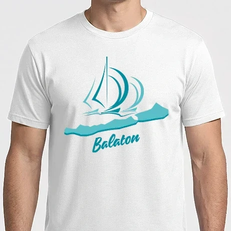 Férfi Imperial póló - Kék Balaton (1)