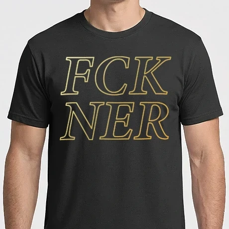 Férfi Imperial póló - FCK NER - arany