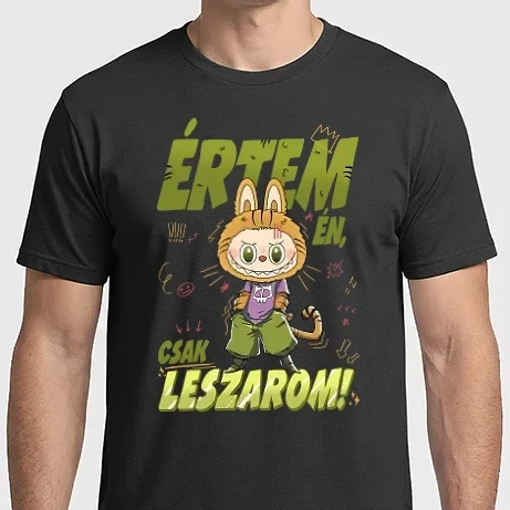 Férfi Imperial póló - Értem én, csak leszarom Labubu