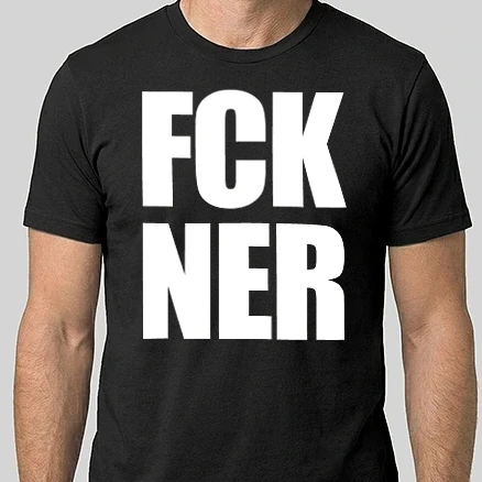 Férfi Alap póló - FCK NER - fehér