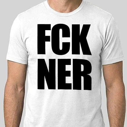Férfi Alap póló - FCK NER - fekete