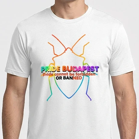 Férfi Imperial póló - Pride Budapest 2025 - poloskák