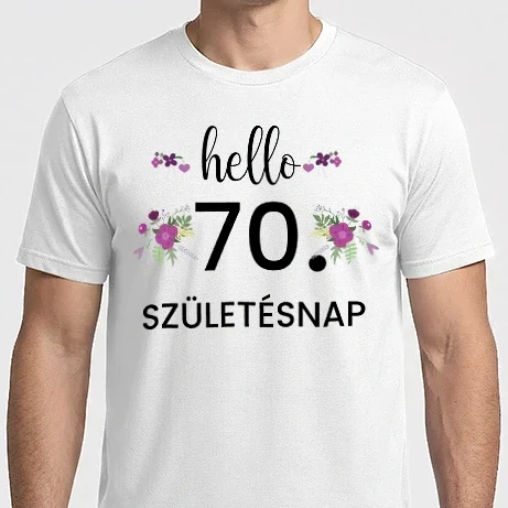 Férfi Imperial póló - Hello 70