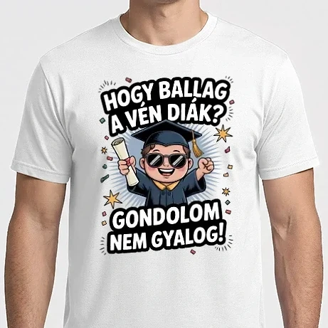 Férfi Imperial póló - Hogy ballag a vén diák