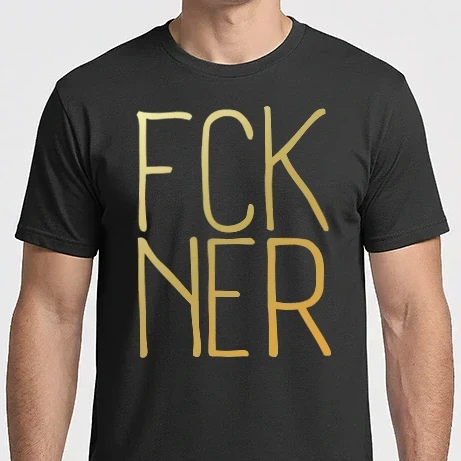 Férfi Imperial póló - FCK NER - arany