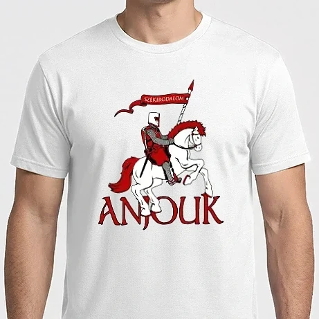 Férfi Imperial póló - A székirodalom lovagja - vörös/fehér