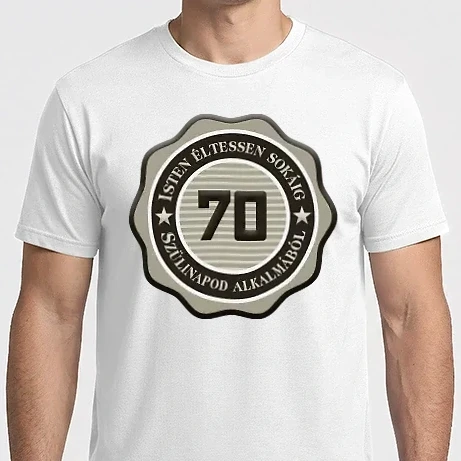 Férfi Imperial póló - 70 éves