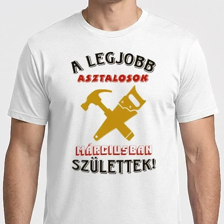 Férfi Imperial póló - Asztalos szülinapja március