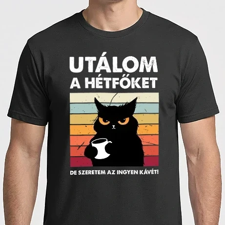Férfi Imperial póló - Utálom a hétfőket!